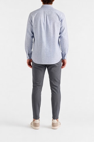 Chemise en lin - Bleu - Harmont&Blaine