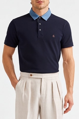 Polo regular - Bleu marine - Harmont & Blaine