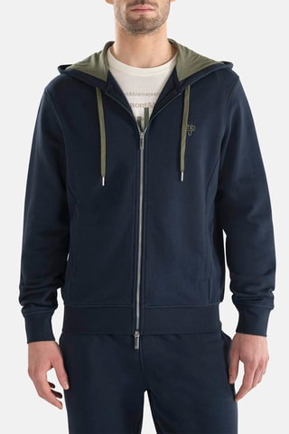 Sweat à capuche - Bleu marine - Harmont&Blaine Jeans
