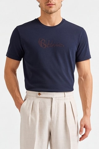 T-shirt - Bleu marine - Harmont & Blaine