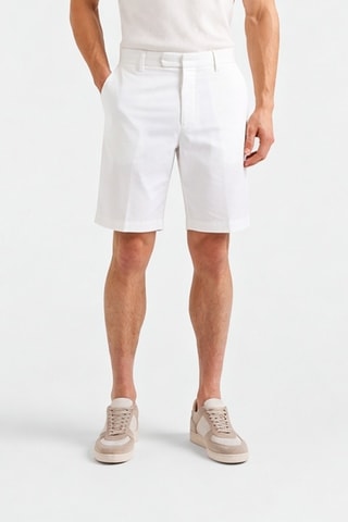 Short en lin - Blanc - Harmont & Blaine