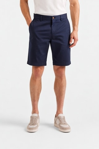 Short en lin - Bleu marine - Harmont & Blaine