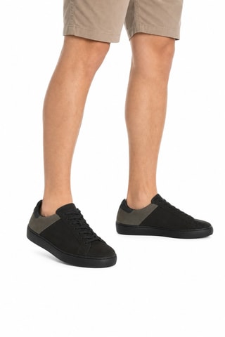 Baskets en cuir - Noir