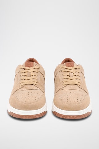 Baskets en cuir - Marron