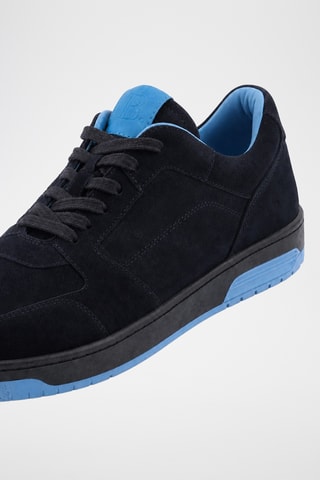 Baskets en cuir - Bleu foncé