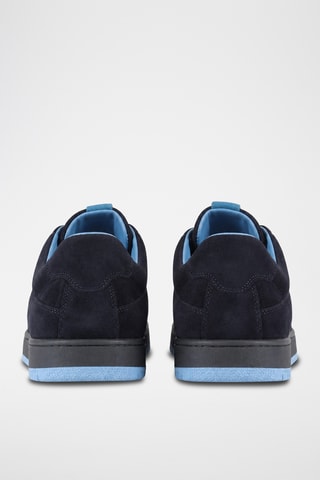 Baskets en cuir - Bleu foncé