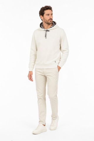 Sweat à capuche - Ecru