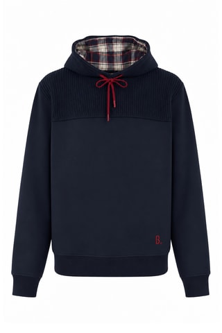 Sweat à capuche - Bleu foncé