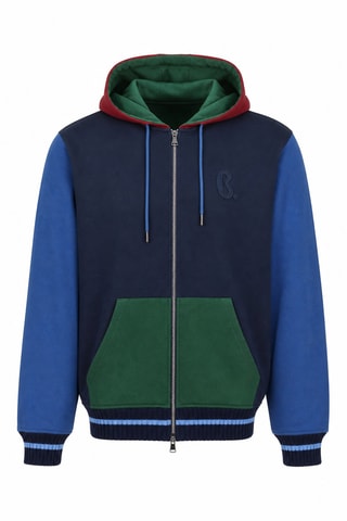 Sweater met capuchon - Blauw