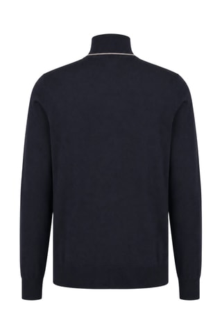 Pull en mérinos - Bleu foncé