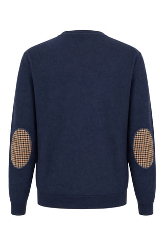 Wollen en Kasjmier Trui - Donkerblauw