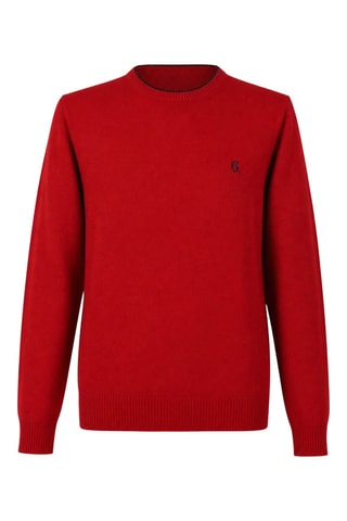 Wollen en Kasjmier Trui - Rood