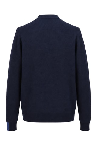 Gilet en laine et cachemire - Bleu marine