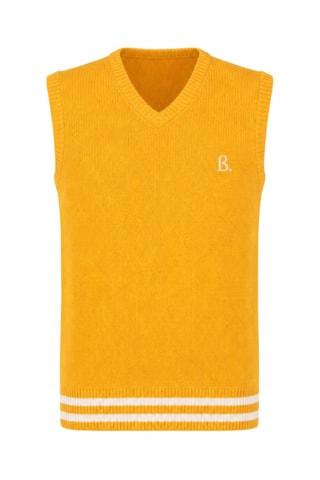 Pull sans manches - Jaune
