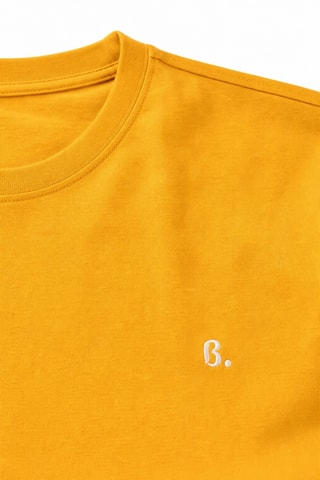 T-shirt - Mosterdgeel