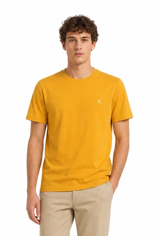T-shirt - Mosterdgeel