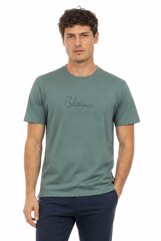 T-shirt - Zeegroen