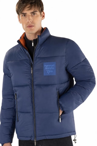 Gewatteerde Jas - Marineblauw