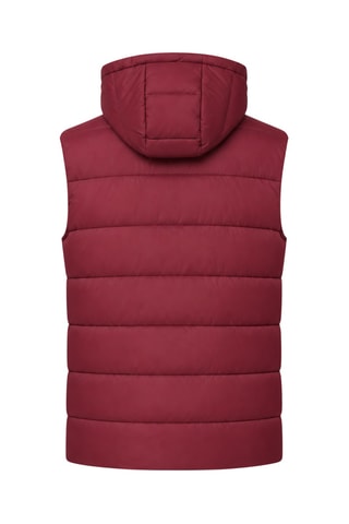 Bodywarmer Jas met Capuchon - Bordeauxrood