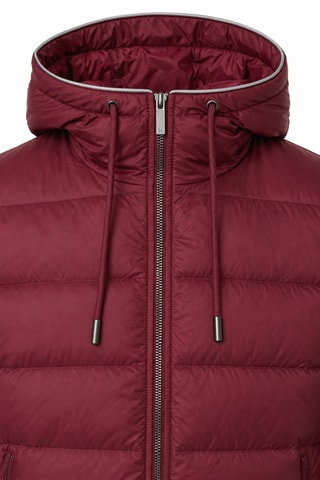 Bodywarmer Jas met Capuchon - Bordeauxrood