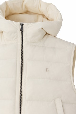 Bodywarmer Jas met Capuchon - Ecru