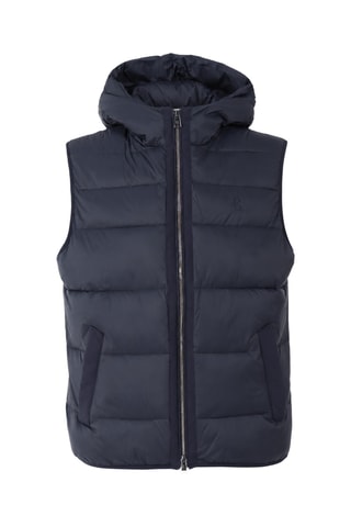 Bodywarmer Jas met Capuchon - Donkerblauw