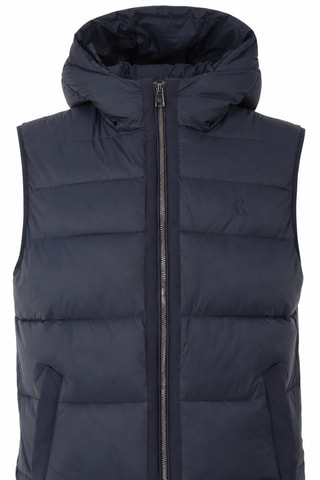 Bodywarmer Jas met Capuchon - Donkerblauw