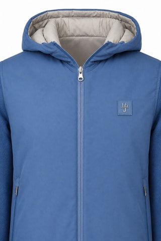 Doudoune à capuche - Bleu cobalt