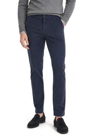 Pantalon carotte - Bleu marine