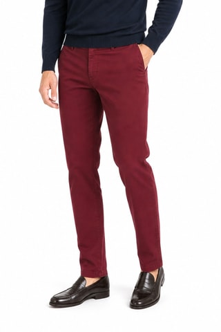 Pantalon carotte - Bordeaux