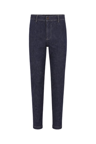 Pantalon carotte en jean - Bleu marine