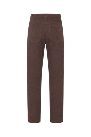 Pantalon regular - Marron
