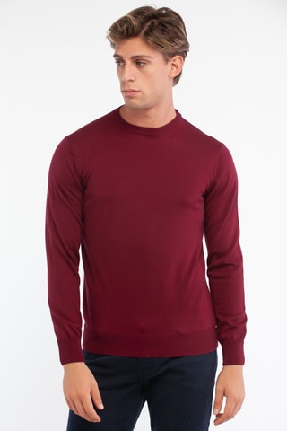 Pull en laine - Bordeaux - Harmont & Blaine Jeans