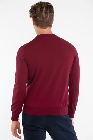 Pull en laine - Bordeaux - Harmont & Blaine Jeans