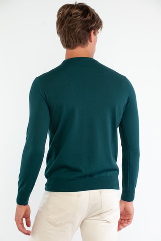 Pull en laine - Vert - Harmont & Blaine Jeans