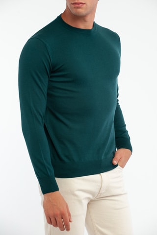 Pull en laine - Vert - Harmont & Blaine Jeans