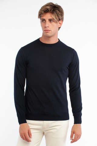 Pull en laine - Bleu - Harmont & Blaine Jeans