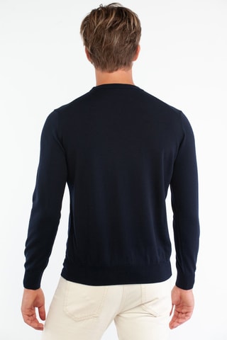 Pull en laine - Bleu - Harmont & Blaine Jeans