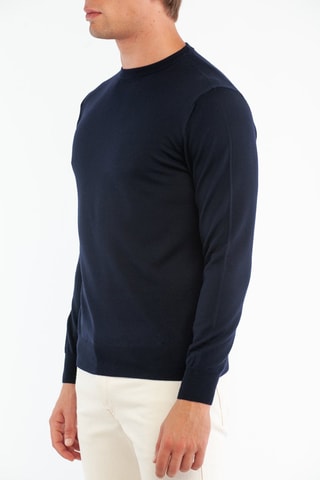 Pull en laine - Bleu - Harmont & Blaine Jeans