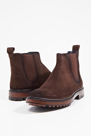 Boots Chelsea en nubuck - Marron - Harmont & Blaine Jeans