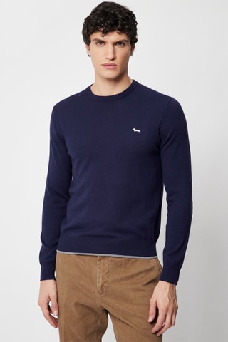 Pull en laine - Bleu - Harmont & Blaine