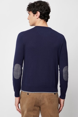 Pull en laine - Bleu - Harmont & Blaine