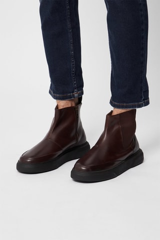 Boots en cuir - Marron - Harmont & Blaine Jeans