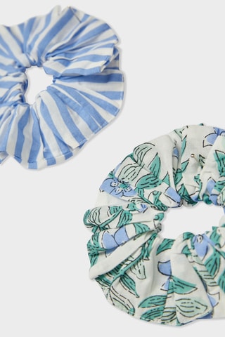 2 chouchous Celestin - Bleu clair et vert - MASQUE INCOHERENCE