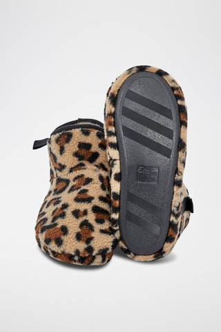 Gevoerde Pantoffels June - Bruin