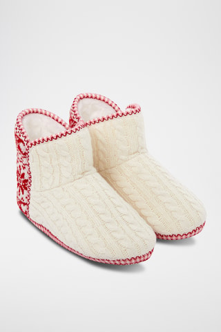 Gevoerde Pantoffels Milena - Rood