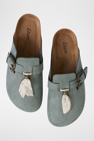 Clogs Buck - Donkergroen