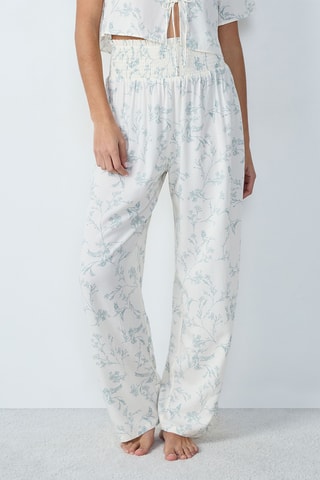 Pantalon taille haute Reese - Bleu cobalt
