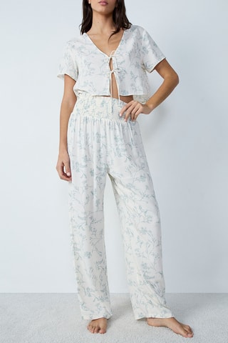 Pantalon taille haute Reese - Bleu cobalt