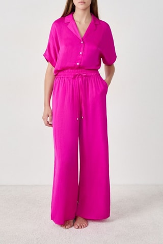 Pantalon taille haute Cheeta - Violet